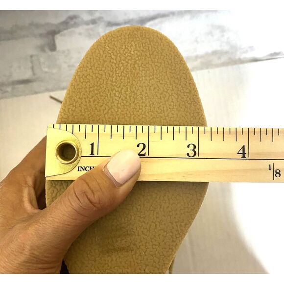 NWOB Gap Lace Up Moccasin Wedge Leather Suede Booties Maple Sugar Sz 8.5 (flaw) - Picture 6 of 9